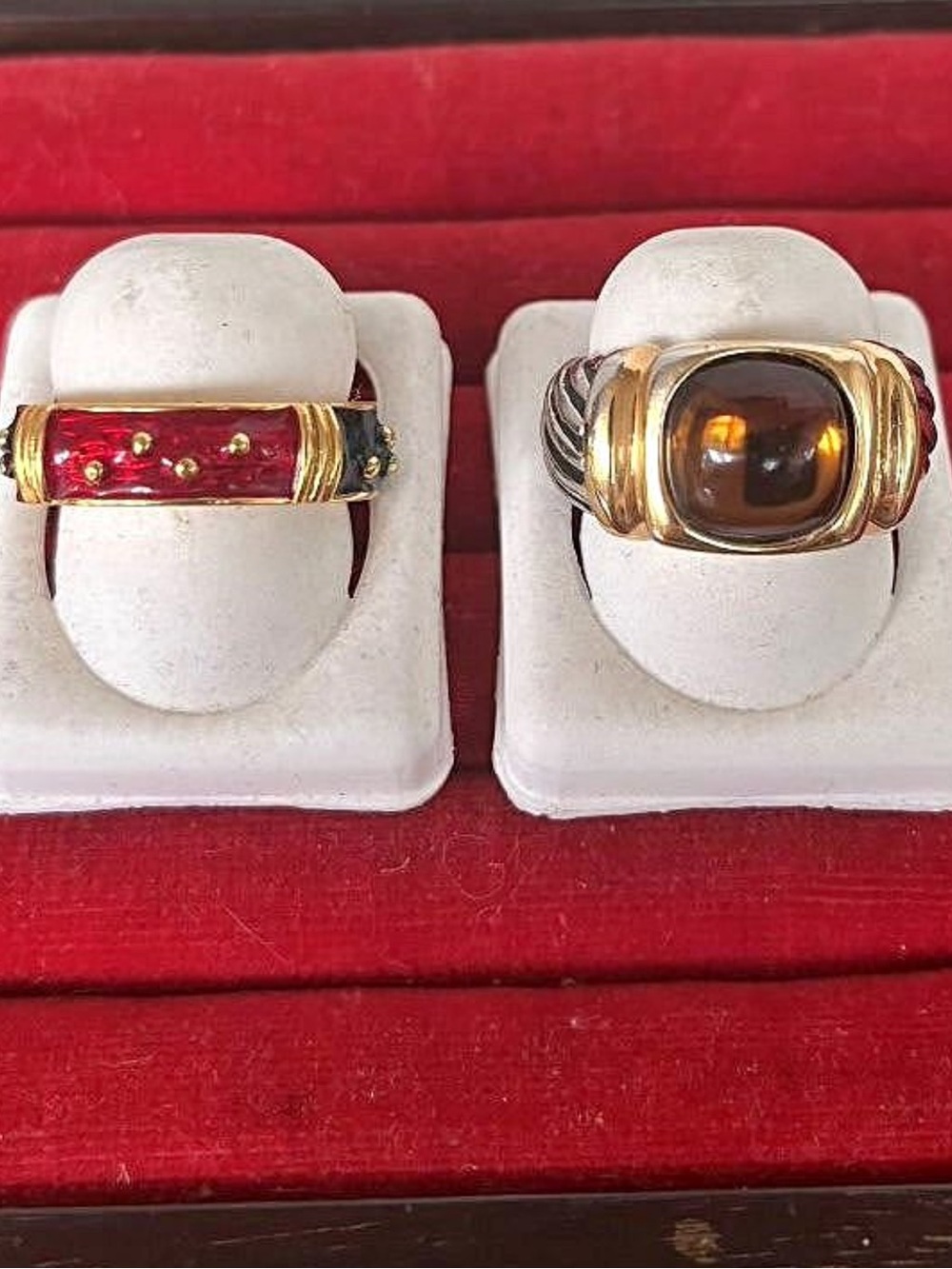 Two Vintage Joan Rivers Rings